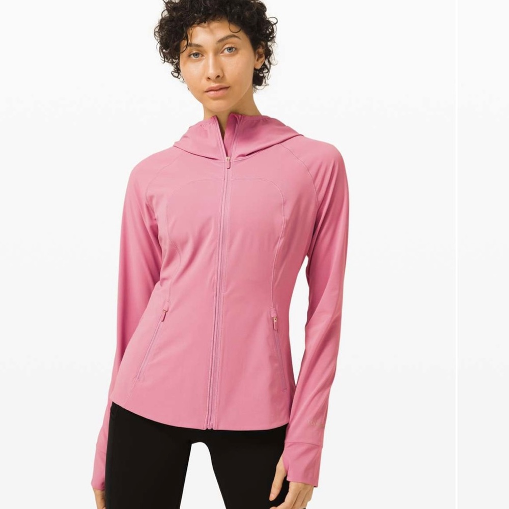 Lululemon- Mist Over Windbreaker size 8 Pink Taupe